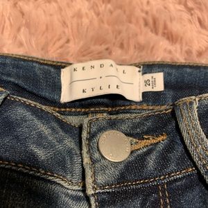 Kendall & Kylie distressed jeans